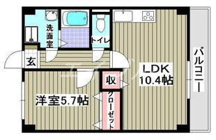 Presence今８丁目の物件間取画像